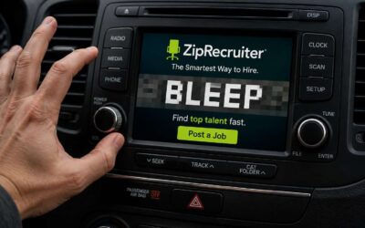ziprecruiter radio ad f word stirs online debate